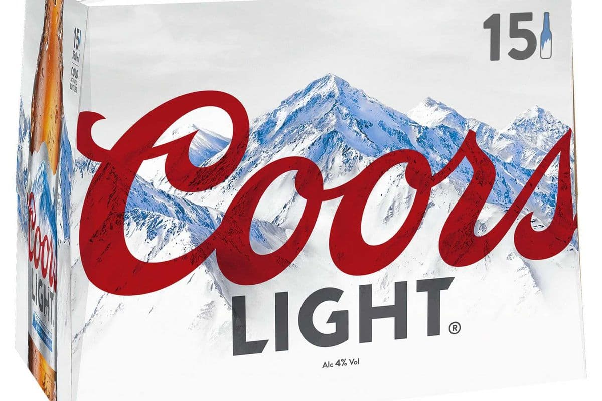 Coors Light (15 x 355 ml Bottle)