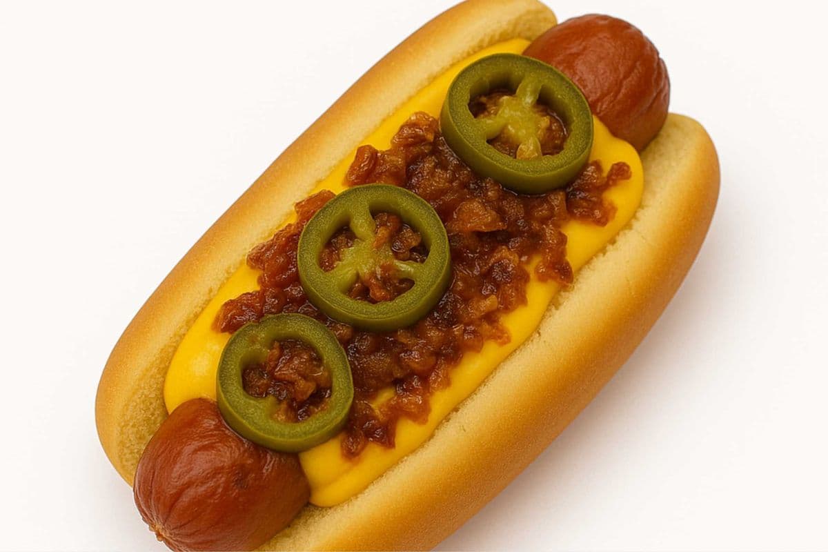 Nacho Cheese Angus Beef Hot Dog