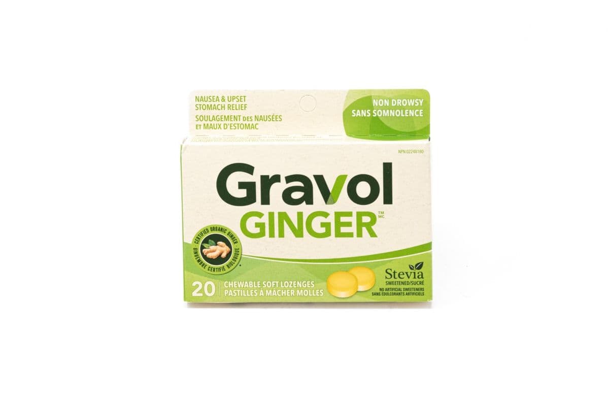 Gravol Ginger Chewable Lozenges (20 pcs)