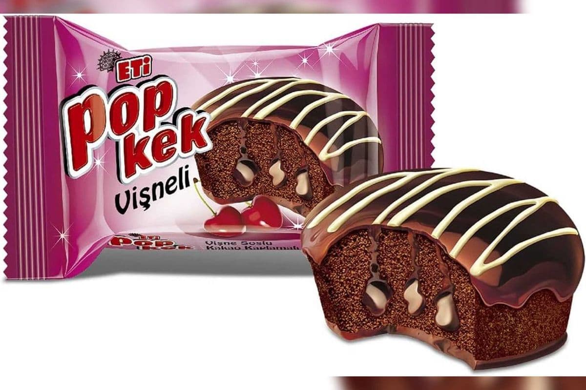 ETI POPKEK Sour Cherry Cake Visneli Kek 60g