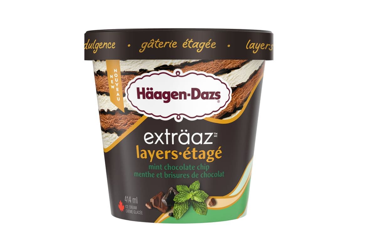 Haagen-Dazs Extraaz Layers Chocolate Mint (414 ml)