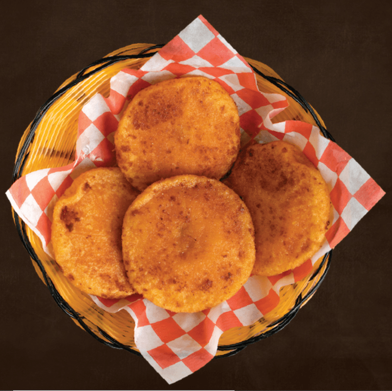 704. Pumpkin Cake (4 pcs) 豆沙馅南瓜饼
