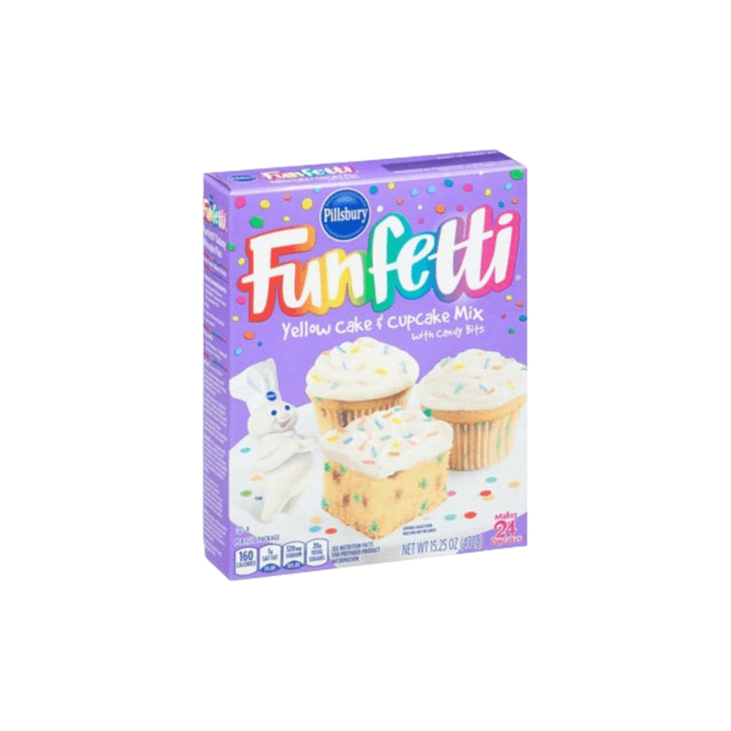 Funfetti Yellow Cake & Cupcake Mix - USA (15.25oz)