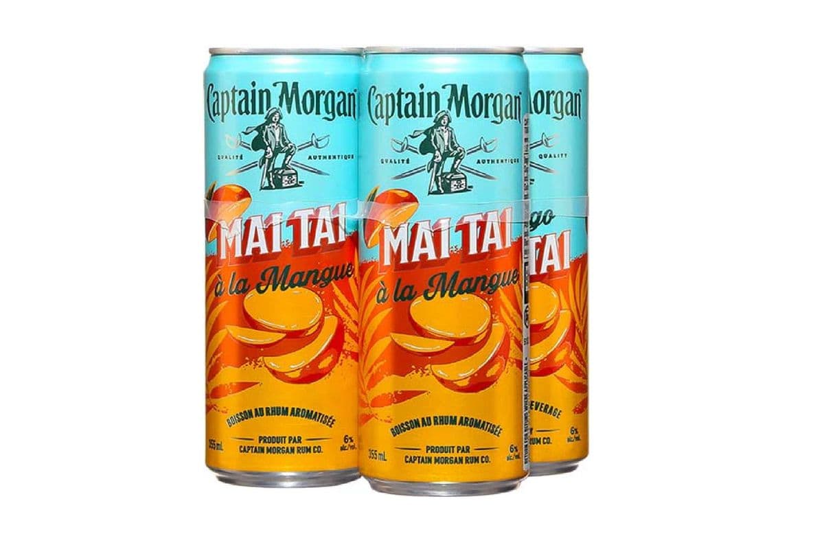 Captain Morgan Mango Mai Tai (4 x 355 ml Cans)