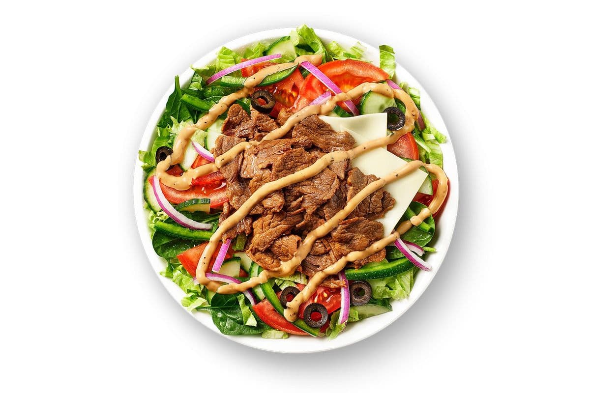 Steak et fromage (Salade)