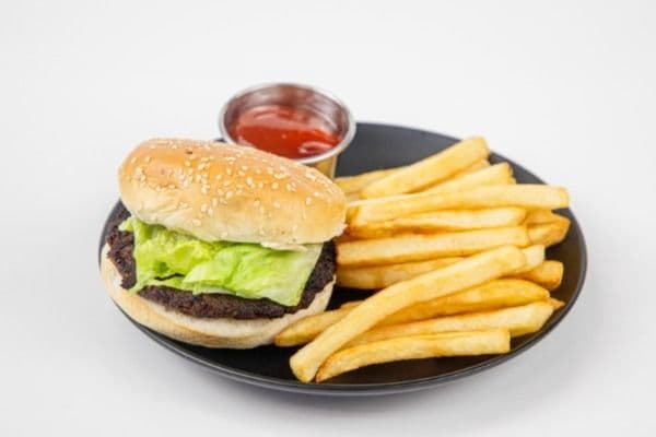 Burger, frites et jus / Burger, Fries and Juice
