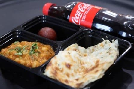 Onion Kulcha with Chole Combo