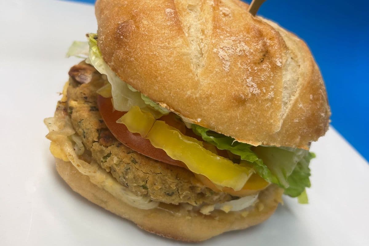 Chickpea Burger Sandwich