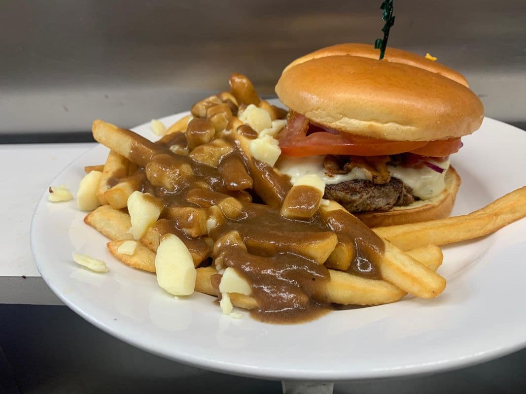 Swiss & Mushroom Burger