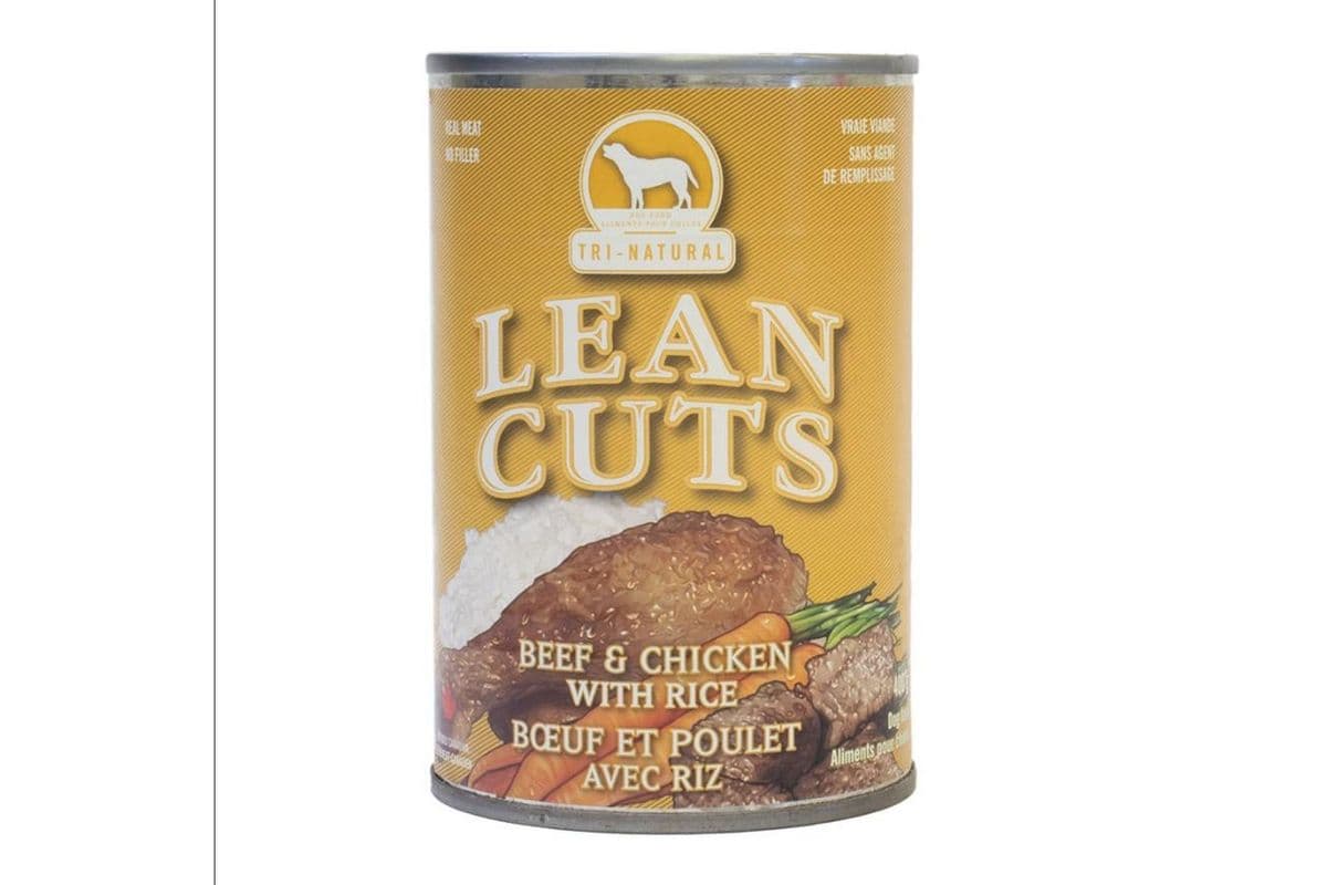 Tri-V Lean Cuts Beef & Chicken with Rice Wet Dog Food (680 g)