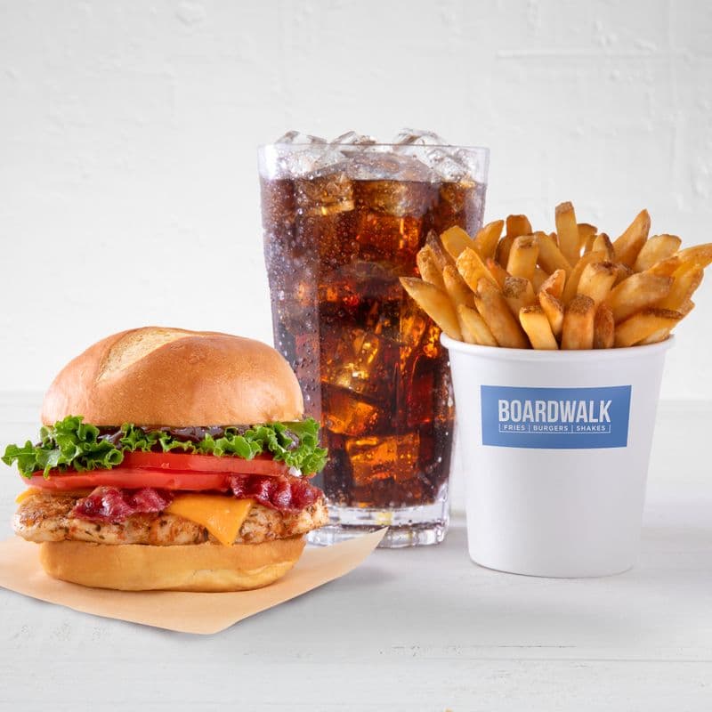OL-BBQ Chicken Club Burger Combo-CI