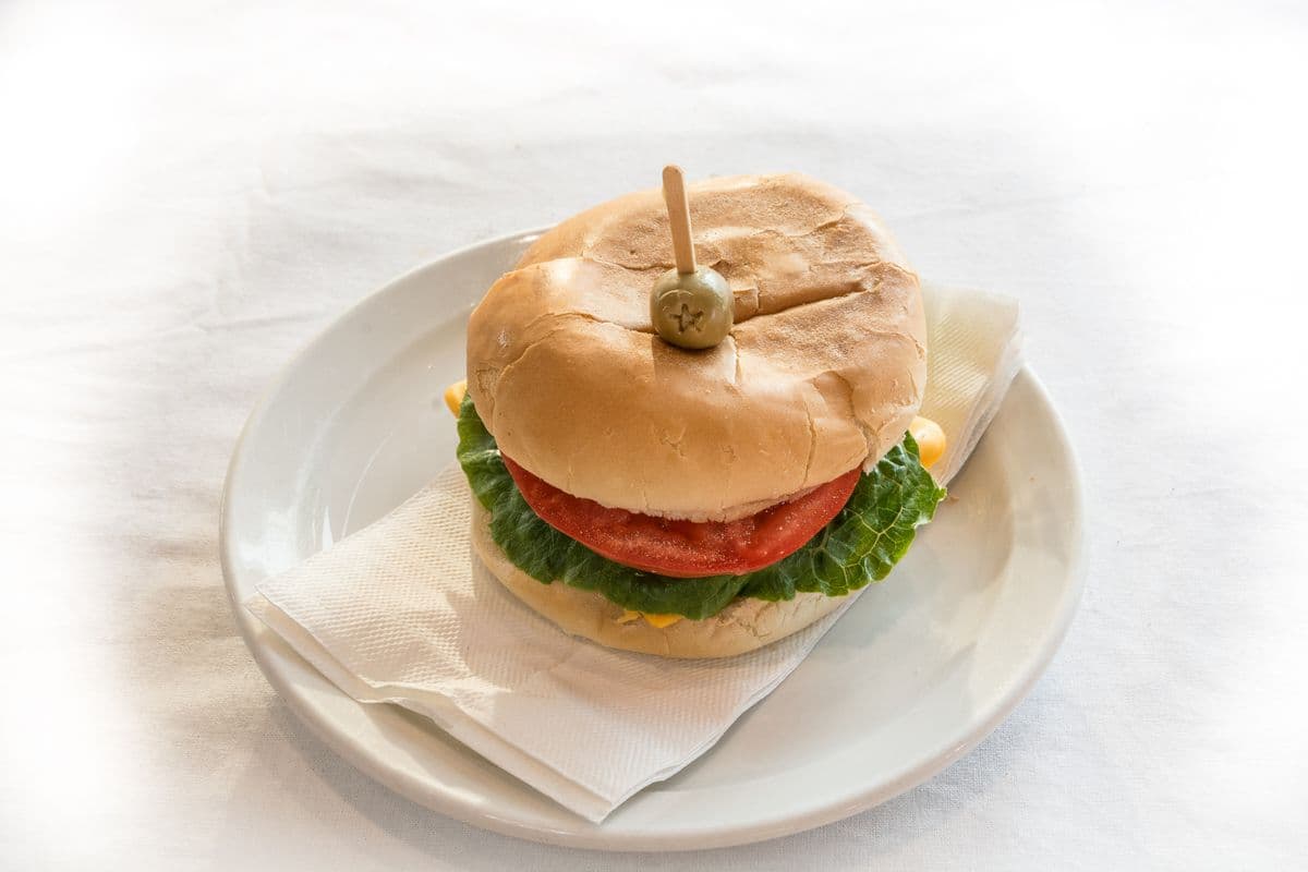 Cheeseburger garni