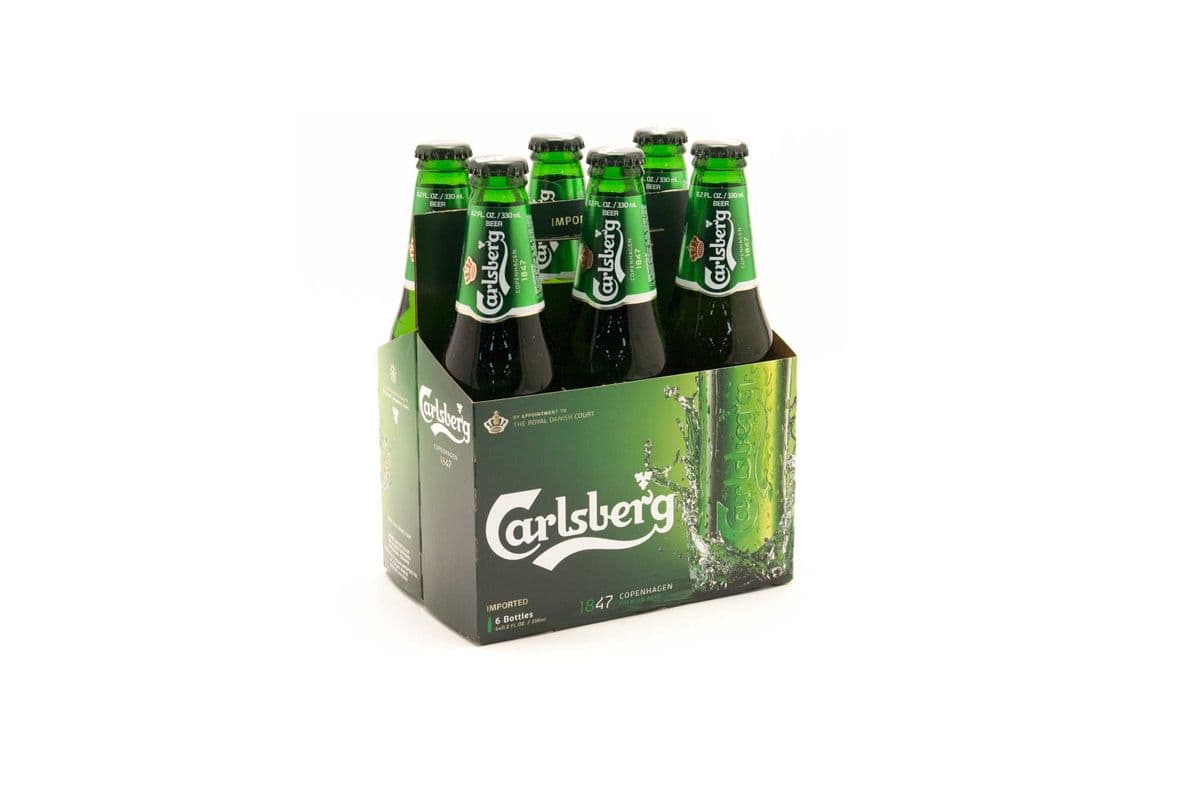Carlsberg Lager (6 x 330 ml Bottles)