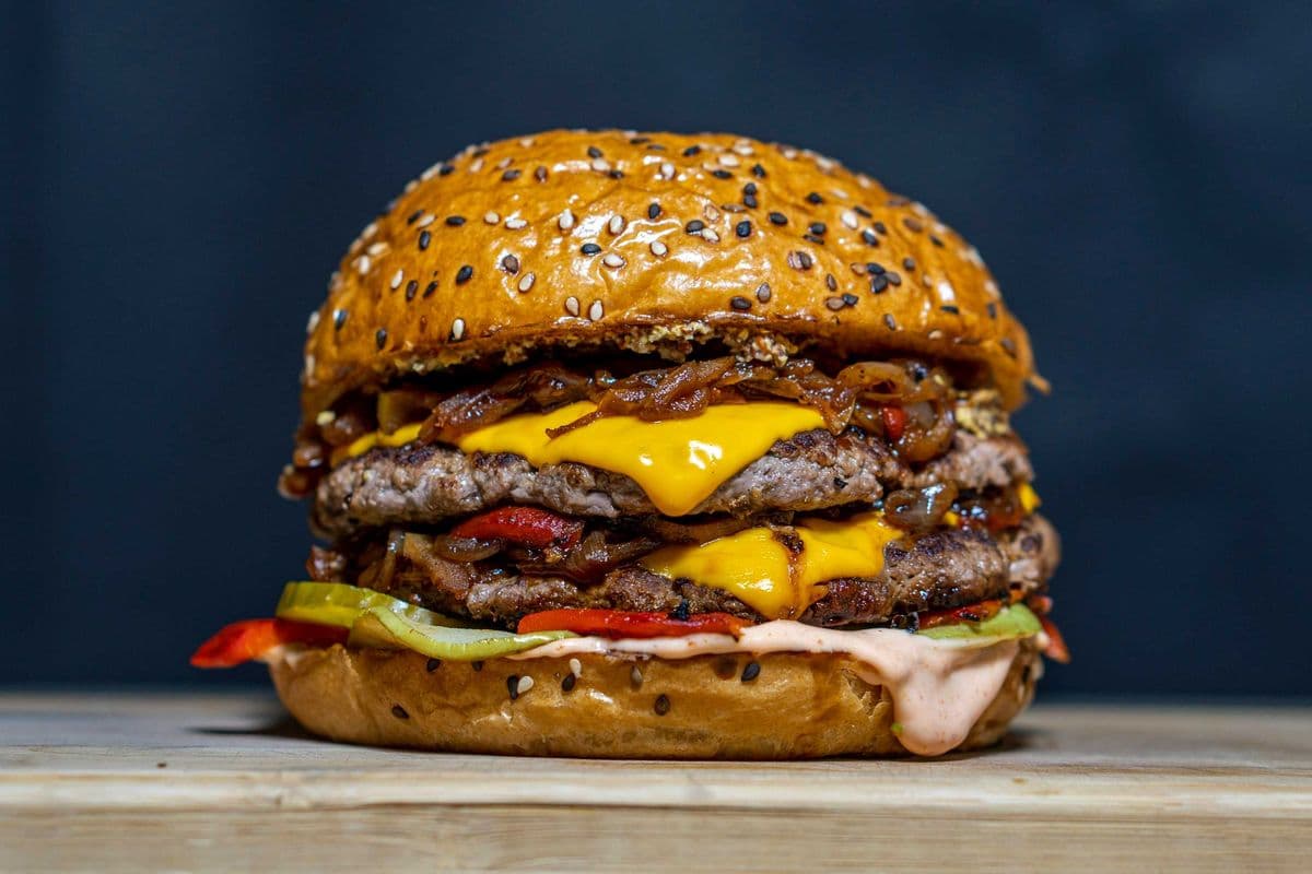 Moose Grilled Cheeseburger
