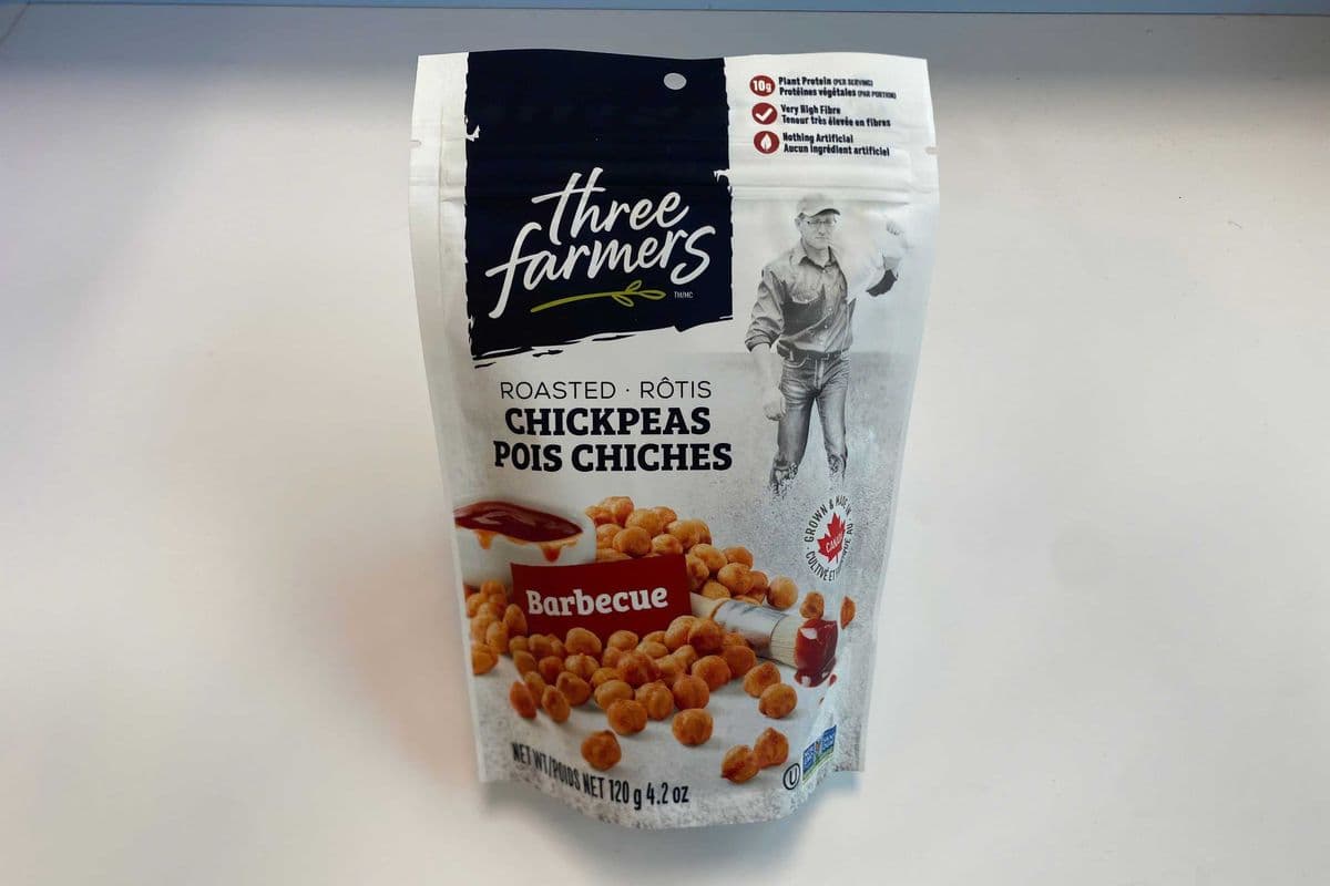 Three Farmers BBQ Roasted Chickpeas (120g) (190 Cal)