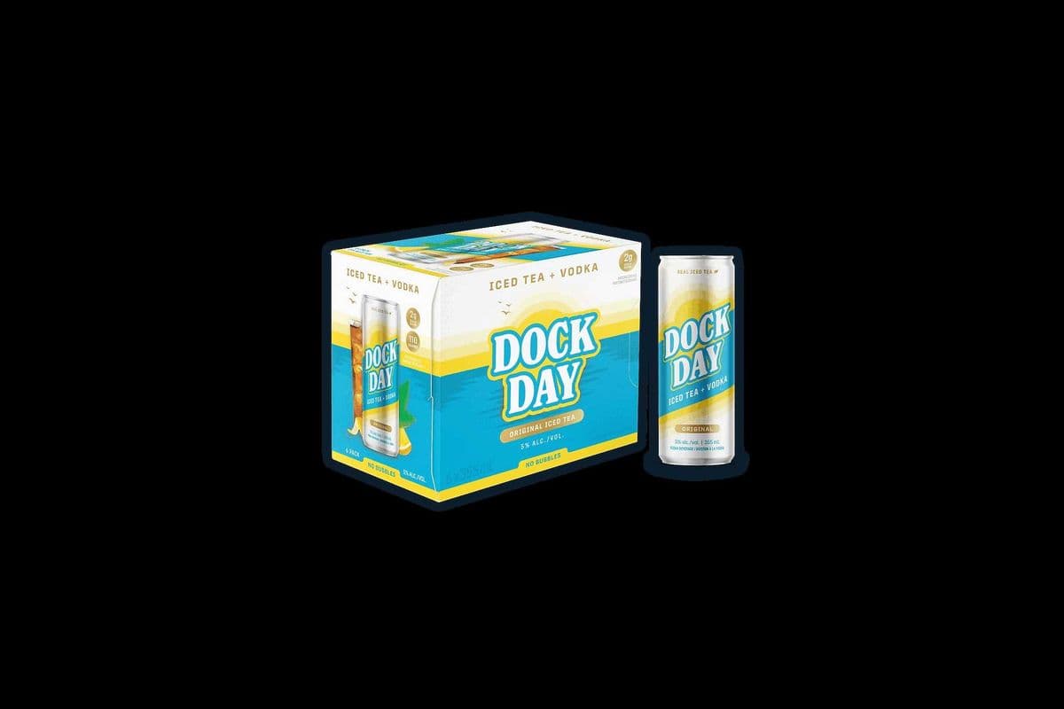 DOCK DAY ICED TEA + VODKA - 12CANS (12*355ML) (12 x 12*355ML)
