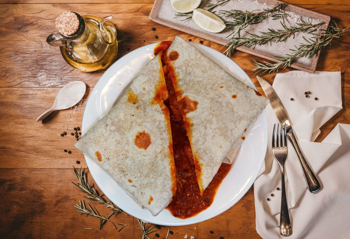 Lamb Curry Roti