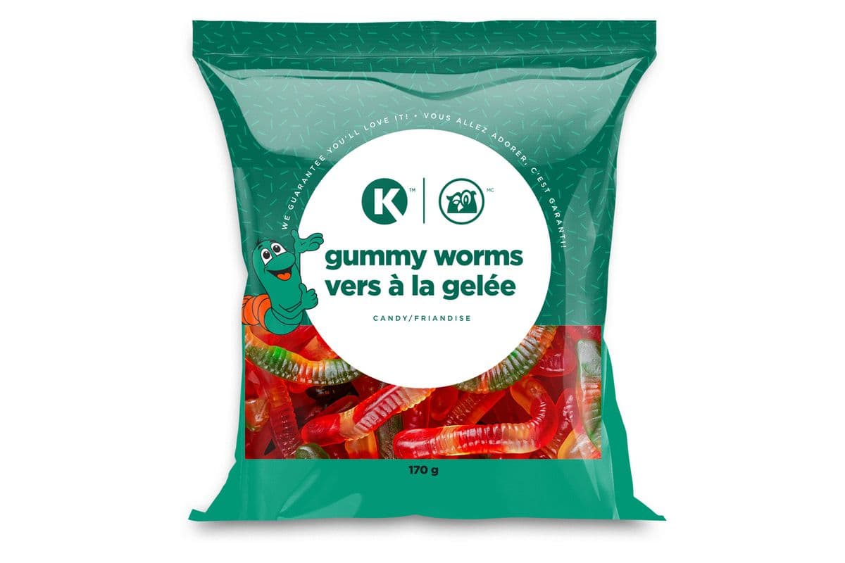 Circle K Gummi Worms Candy (170 g)