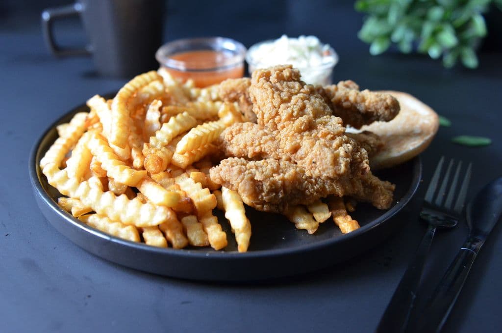 Filets de poulet en repas