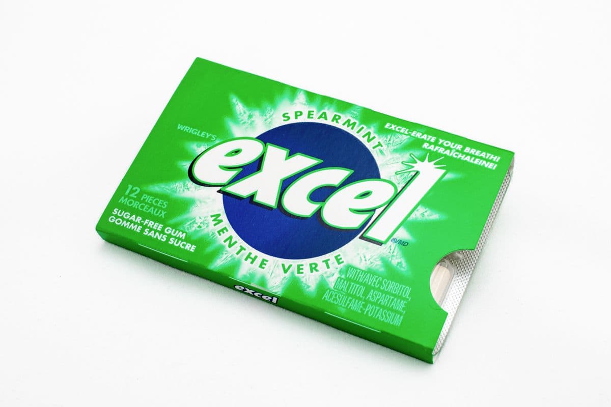 Excel Spearmint Sugar-Free (12 Pieces)