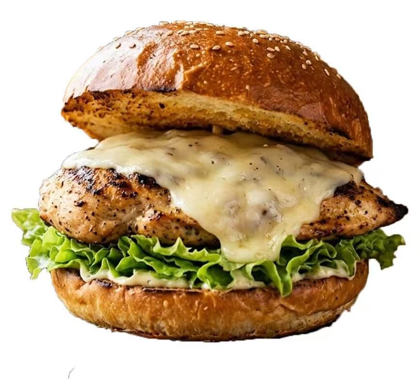15.Mozzarella Grilled chicken Sandwich / 14. 芝士板烧鸡腿堡