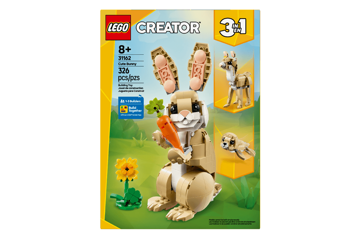 LEGO Creator 3in1 Cute Bunny (31162)