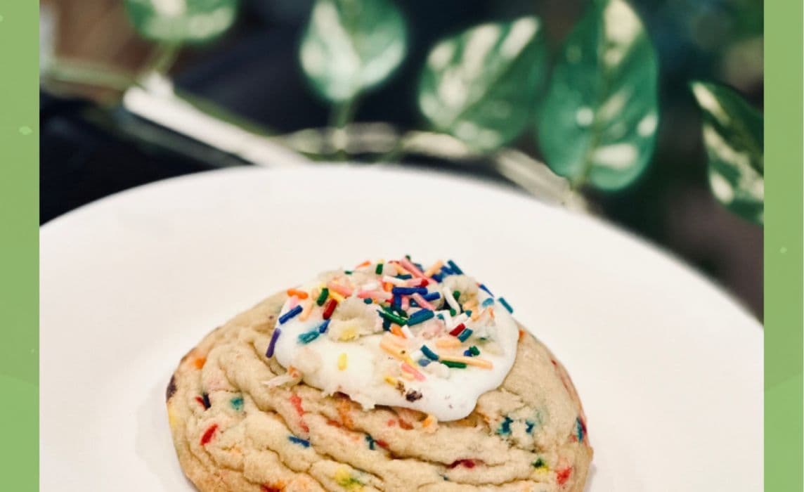 Vegan Sprinkles Gourmet Cookie
