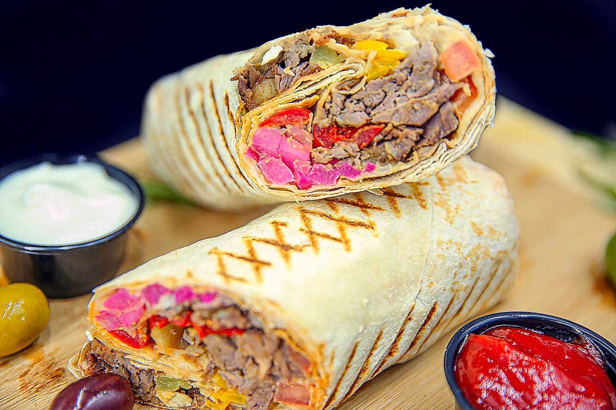Mixed Shawarma Wrap.