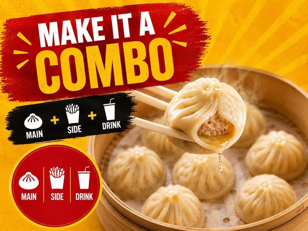 Soup-Filled Dumpling Combo / 小笼包套餐