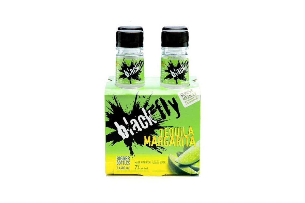 Black Fly Tequila Margarita (4 x 400 ml Bottles)