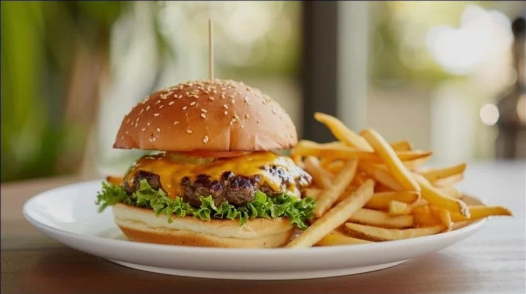 Bacon and Cheese Burger