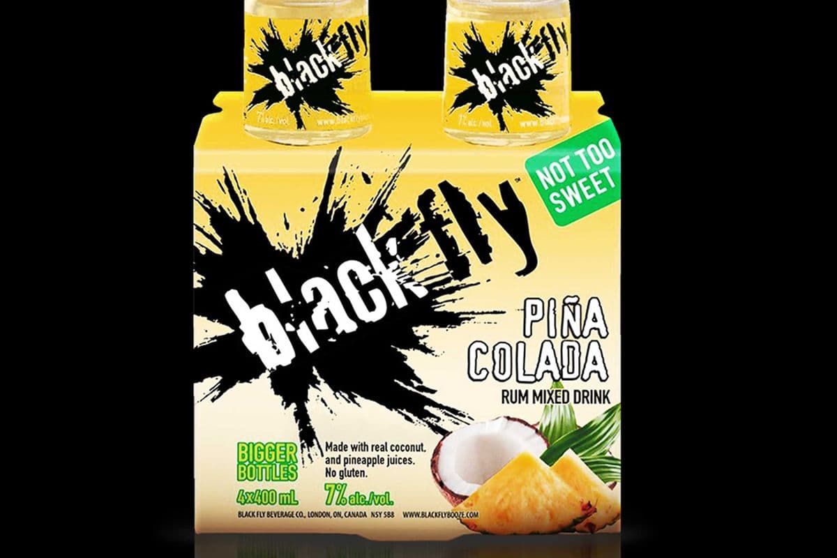BLACK FLY RUM PINA COLADA 4 BTLS. ( 4 X 400ml ) (1 x 400ml)