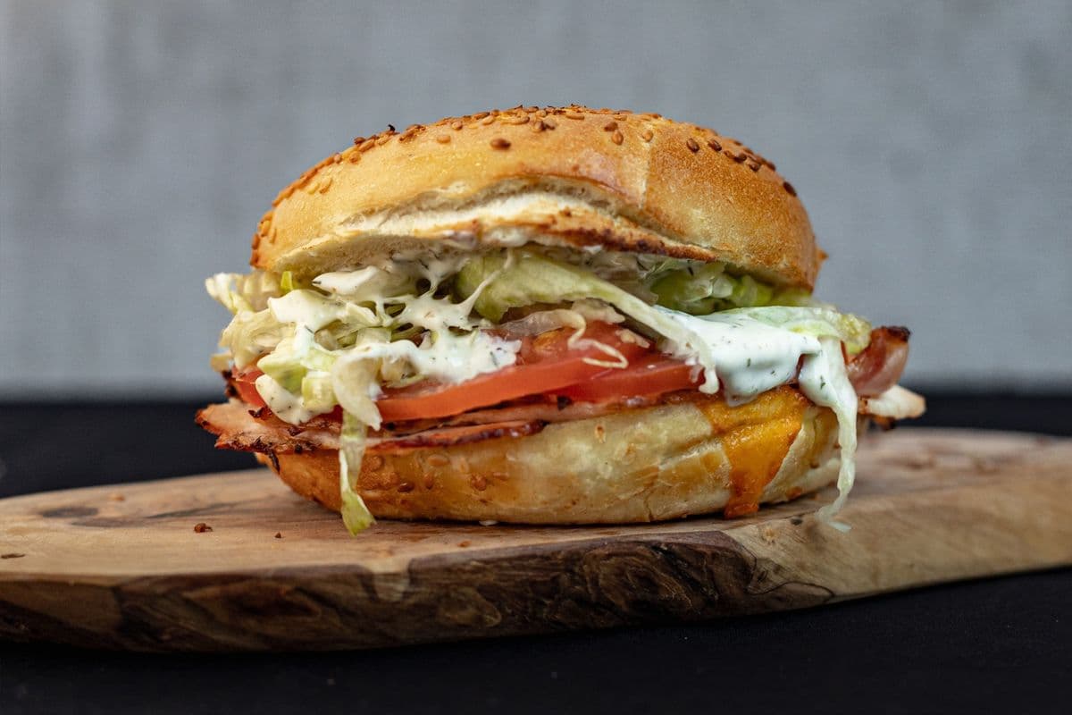 Turkey Ranch Bagel