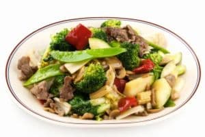 55. Beef Mixed Greens