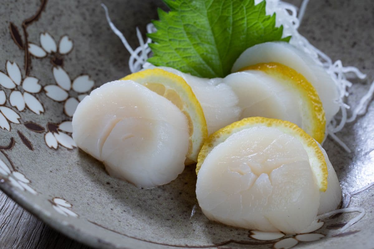 B11. Sea Scallop Sashimi