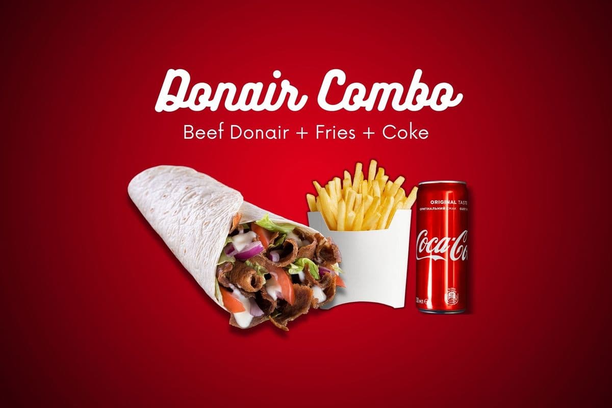 Beef Donair Combo