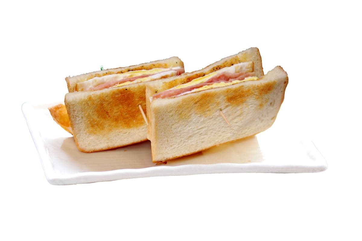 Ham & Egg Sandwich with Fries (火腿蛋三明治附薯條)