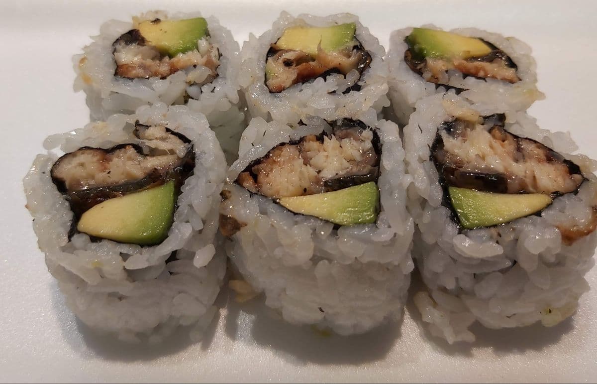 24.Unagi with Avocado Roll (6 pcs)