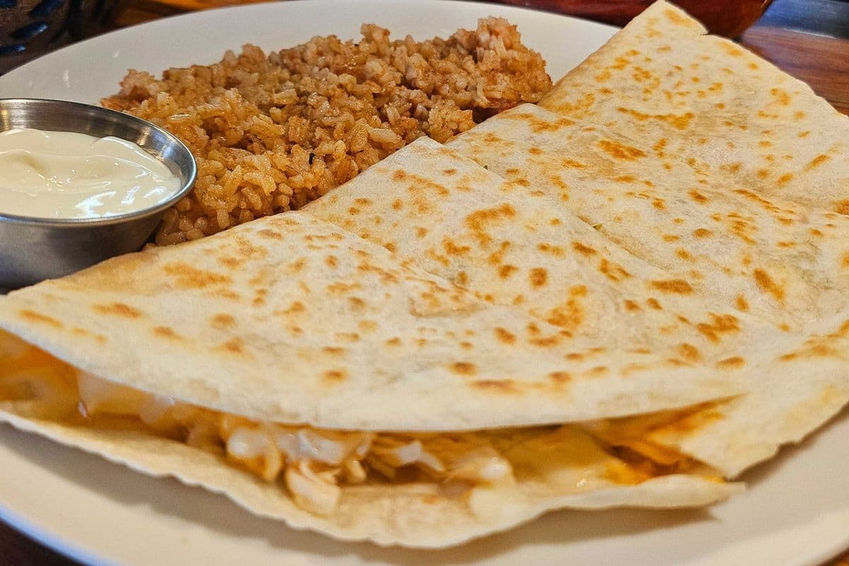 Chicken & Cheese Quesadilla