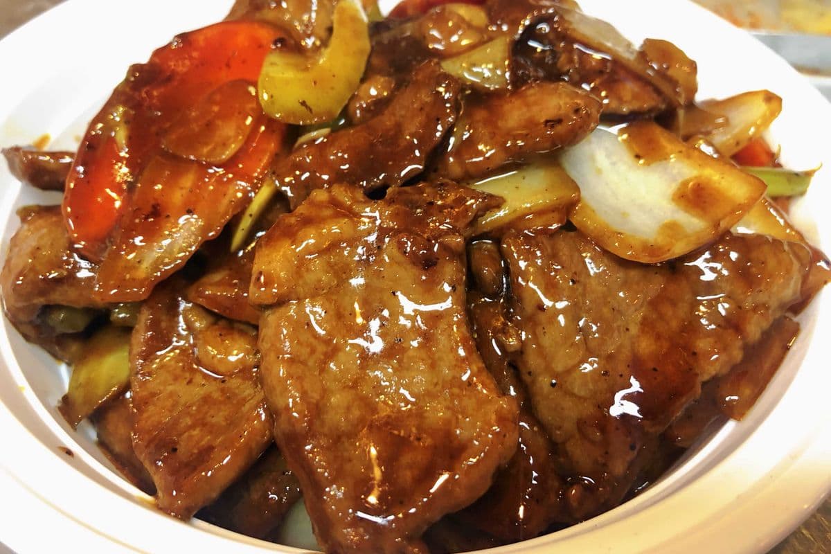 4. Black Pepper Beef 黑椒牛柳