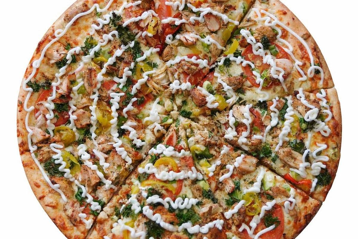 12" Medium Chicken Shawarma Gourmet Pizza