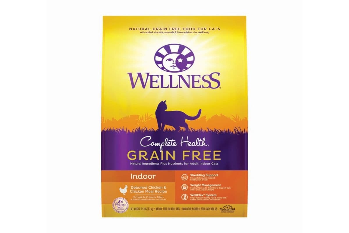 Wellness Complete Health Grain-Free Indoor Chicken Dry Cat Food (11.5 lbs)