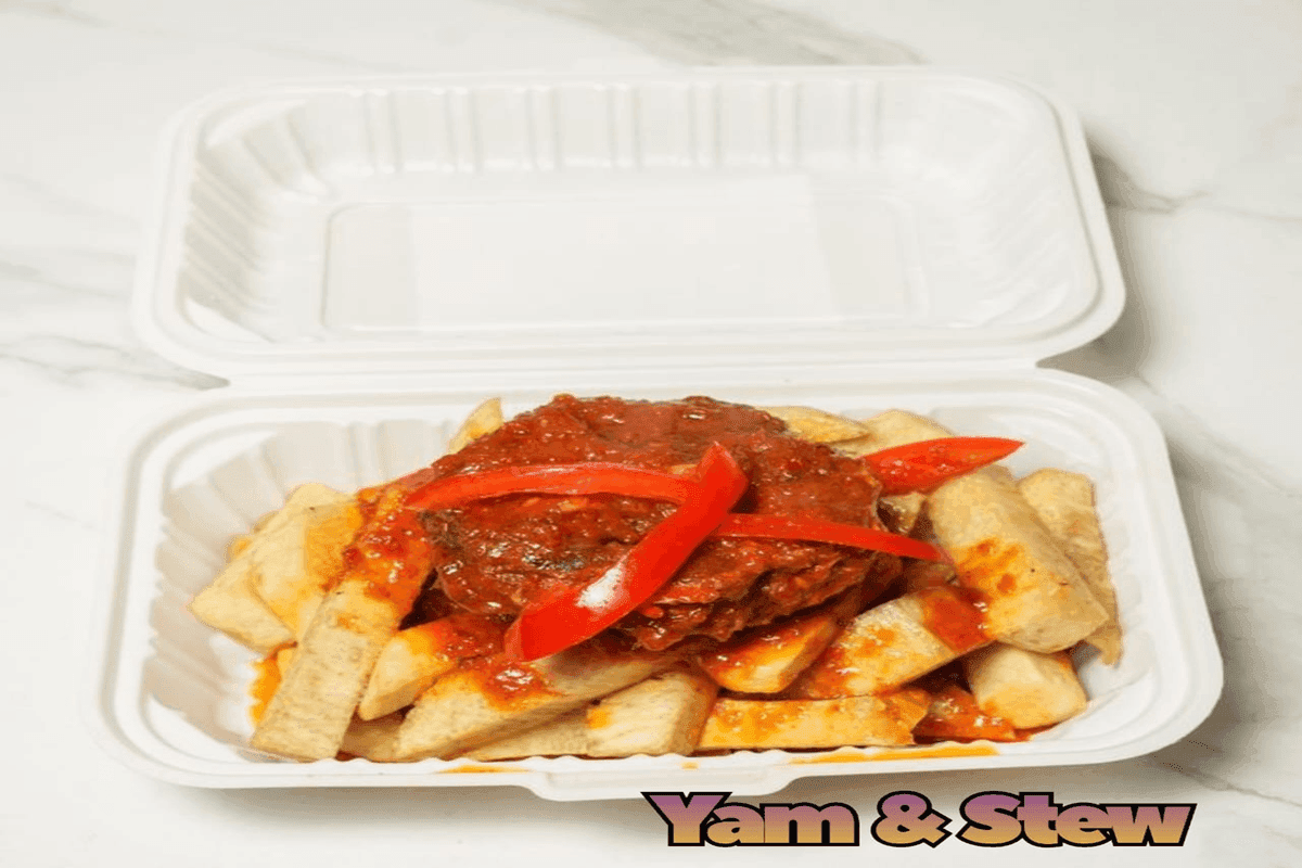 Fried Yam and Stew