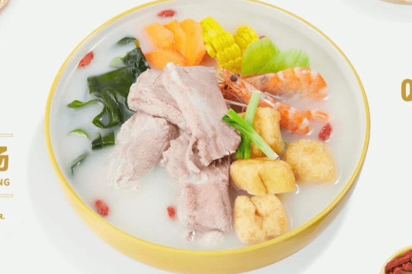Base de Bouillon d'Os de Porc Finement Bouillie / Finely Boyled Pork Bone Broth Base / 精熬筒骨高汤(无辣)