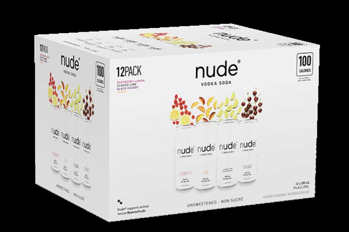Nude Vodka Soda Variety Pack (12 x 355 ml)