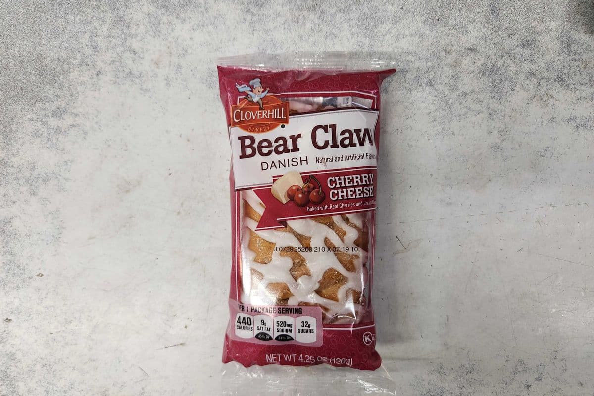 Cloverhills Cherry Cheese Danish Bear Claw