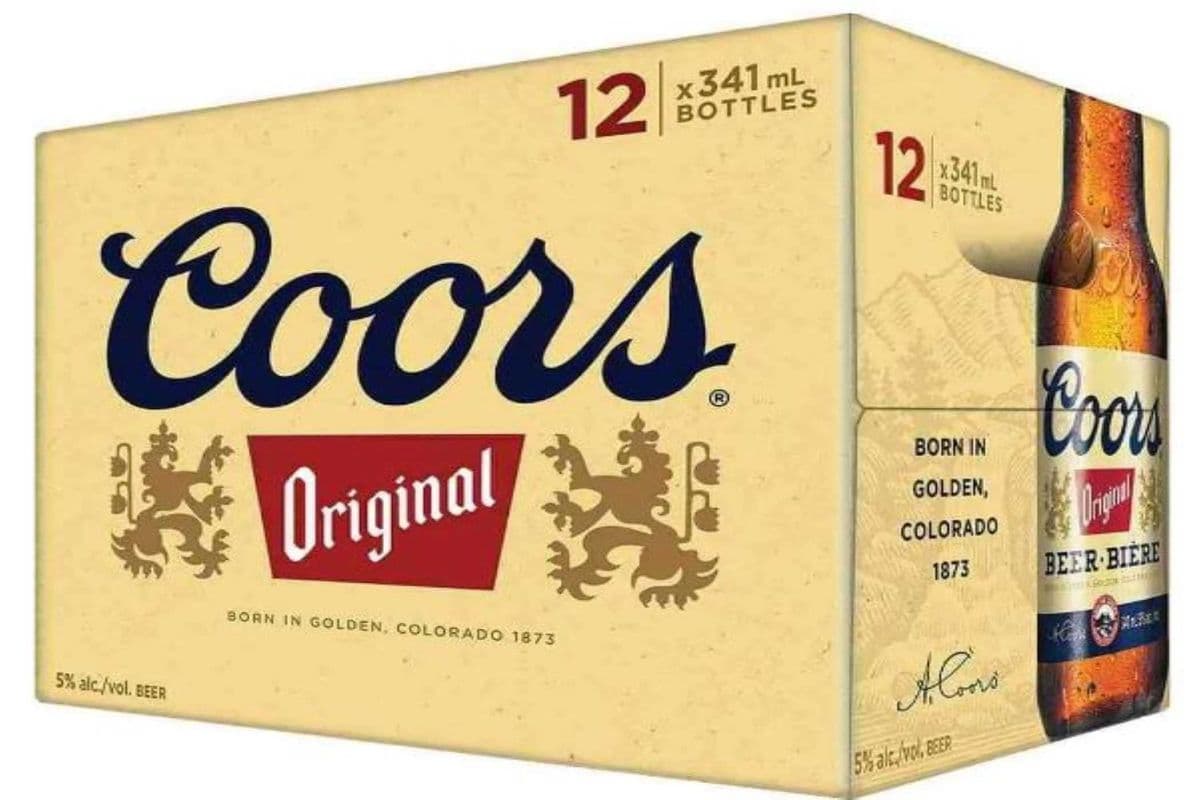 Coors Original 12 Bottles (12 x 341 ml Bottle)