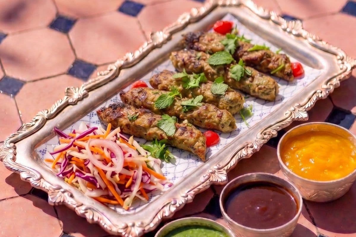 CHICKEN SHEEKH KABAB (2 pcs)