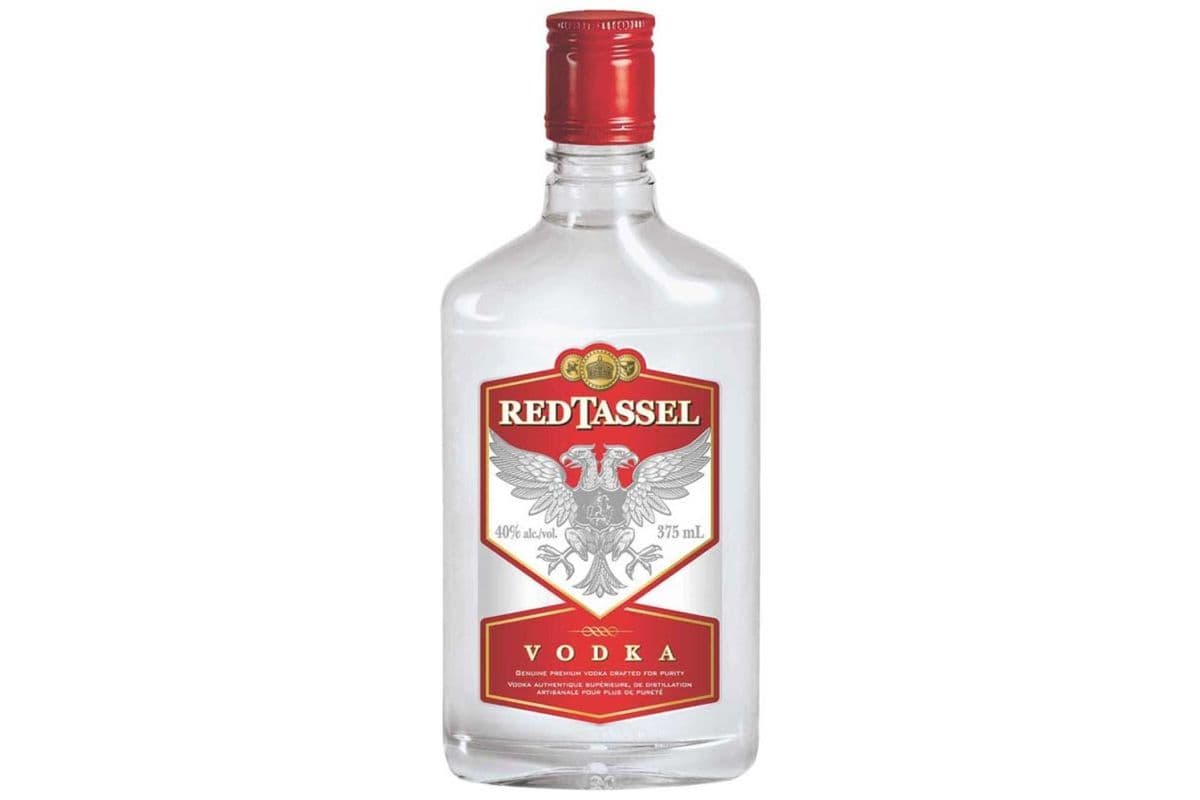 Red Tassel Vodka (13 oz Mickey) (1 x 375 mL)