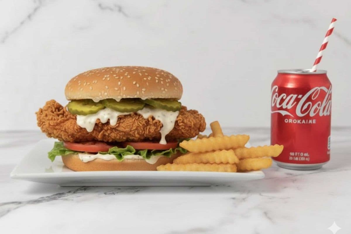 2. Garlic Pickle Burger Combo